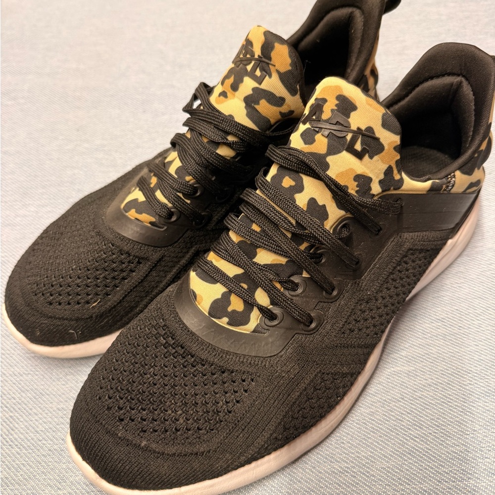 APL Women’s Black Sneakers with Yellow Camo Accents